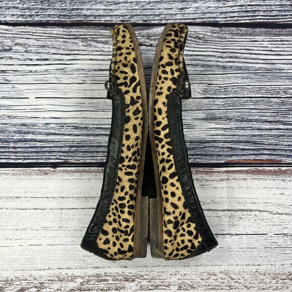 Lucchese Spirit Leopard Print Hair Flats Loafers Moccasins, Women’s Size 7.5 - Picture 6 of 8